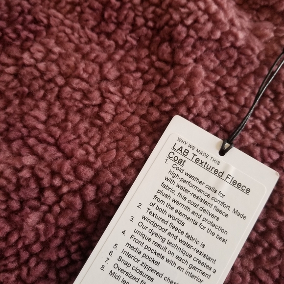 Lululemon LAB Textured Fleece Coat - Picture 12 of 16